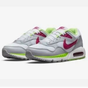 Nike Air Max Correlate Sneakers Fireberry Lime Platinum Low Cut Lace Up Women 9